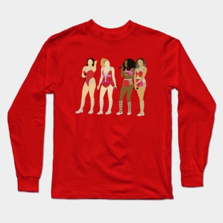 Little Mix Get Weird tour red and pink outfit OT4 Long Sleeve T-Shirt